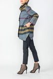 Multi Color Shirt With Grosgrain Detail