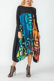 Multi Color Scarf Square Dress