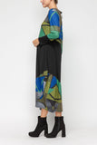 Multi-Color Bubble Dress With Side Pocket