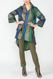 Multi-Color Zip Front Tunic