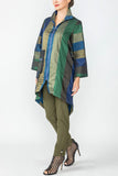 Multi-Color Zip Front Tunic