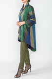 Multi-Color Zip Front Tunic