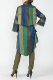 Multi-Color Zip Front Tunic