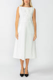 White Tank Dress With Back Zip