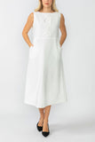 White Tank Dress With Back Zip