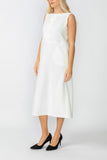 White Tank Dress With Back Zip
