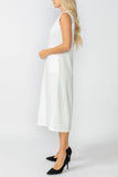 White Tank Dress With Back Zip