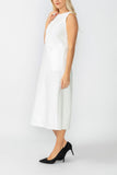 White Tank Dress With Back Zip
