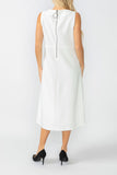 White Tank Dress With Back Zip