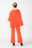 Coral Pants With Front Slit