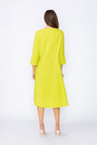 Lime Zip Front Dress