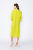 Lime Zip Front Dress