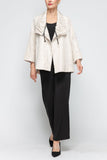 Taupe Zip Detail Jacket