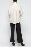 Taupe Zip Detail Jacket