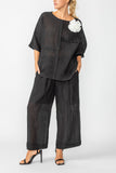 Black Cocoon Top