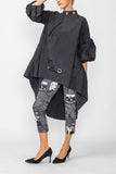 Black Eyelet Tunic Top