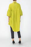 Lime Eyelet Tunic Top