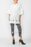 White Eyelet Tunic Top