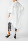 White Eyelet Tunic Top