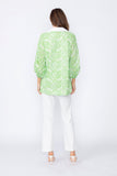 Green Zip Front Top
