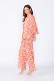 Coral One-Button Jacket