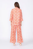 Coral One-Button Jacket