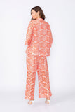 Coral One-Button Jacket