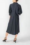 Black Point Collar Dress