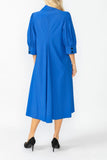 Blue Point Collar Dress