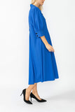 Blue Point Collar Dress