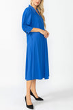 Blue Point Collar Dress