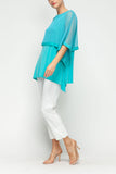 Jade Poncho Layer Top