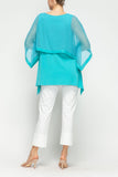 Jade Poncho Layer Top