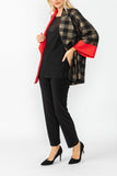 Bronze Wide Sleeve Contrast Jacket