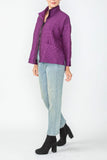 Plum Drop Sleeve Zip Jacket