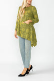 Mustard Tunic Asymmetrical Top