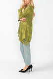 Mustard Tunic Asymmetrical Top