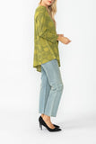 Mustard Tunic Asymmetrical Top