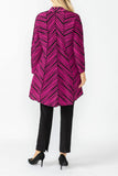 Fuchsia Dolman Sleeve Cardigan