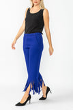 Blue Laser Cut Pants