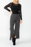 Charcoal Laser Cut Pants