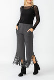 Charcoal Laser Cut Pants