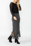 Charcoal Laser Cut Pants