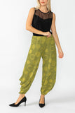 Mustard Baggie Elastic Ankle Pants