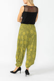 Mustard Baggie Elastic Ankle Pants