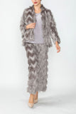 Gray Lagran Sleeve Jacket