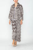 Gray Lagran Sleeve Jacket