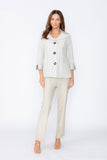 Taupe Double Collar Jacket