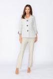 Taupe Double Collar Jacket