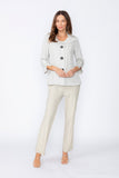 Taupe Double Collar Jacket
